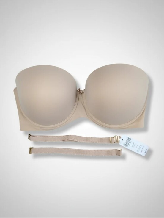 Soma Other - NWT Soma Embraceable Strapless Bra Soft Tan Beige Nude Size 34DDD / 34F